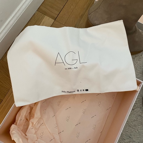 AGL Shan Suede Boot in Taupe - Picture 16 of 16